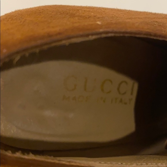 *HOST PICK* VINTAGE GUCCI BOOTIES BROWN SUEDE 7.5 - Picture 9 of 12
